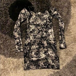 Metallica and black dress